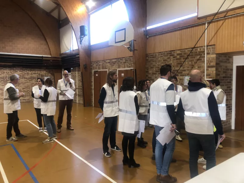 L'équipe des professionnels de la Cellule d'urgence médicopsychologique